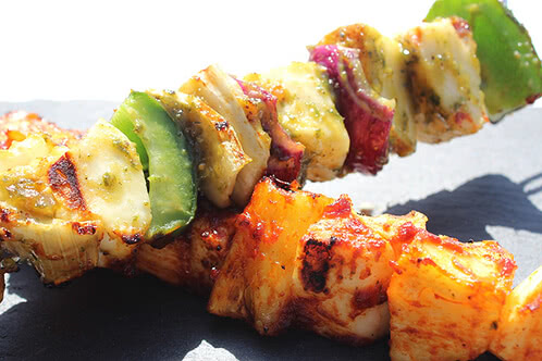 Retsept: Halloumi-grillvarras – värsked maitsetaimed